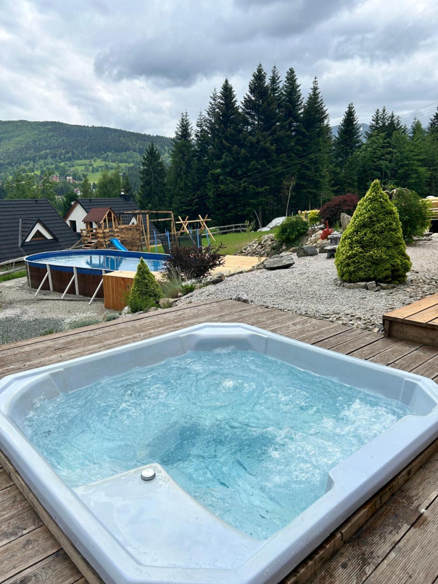 הוילה Zawoja Nad Korona Z Jacuzzi מראה חיצוני תמונה